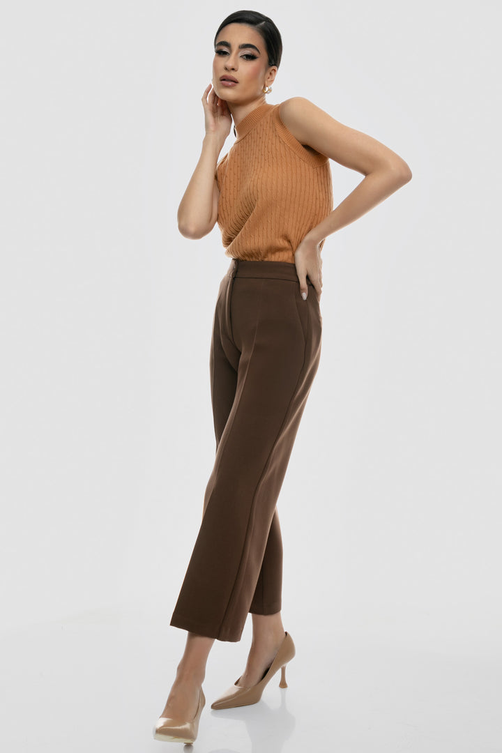 Μπλούζα αμάνικη πλεκτή Figaro Fashion