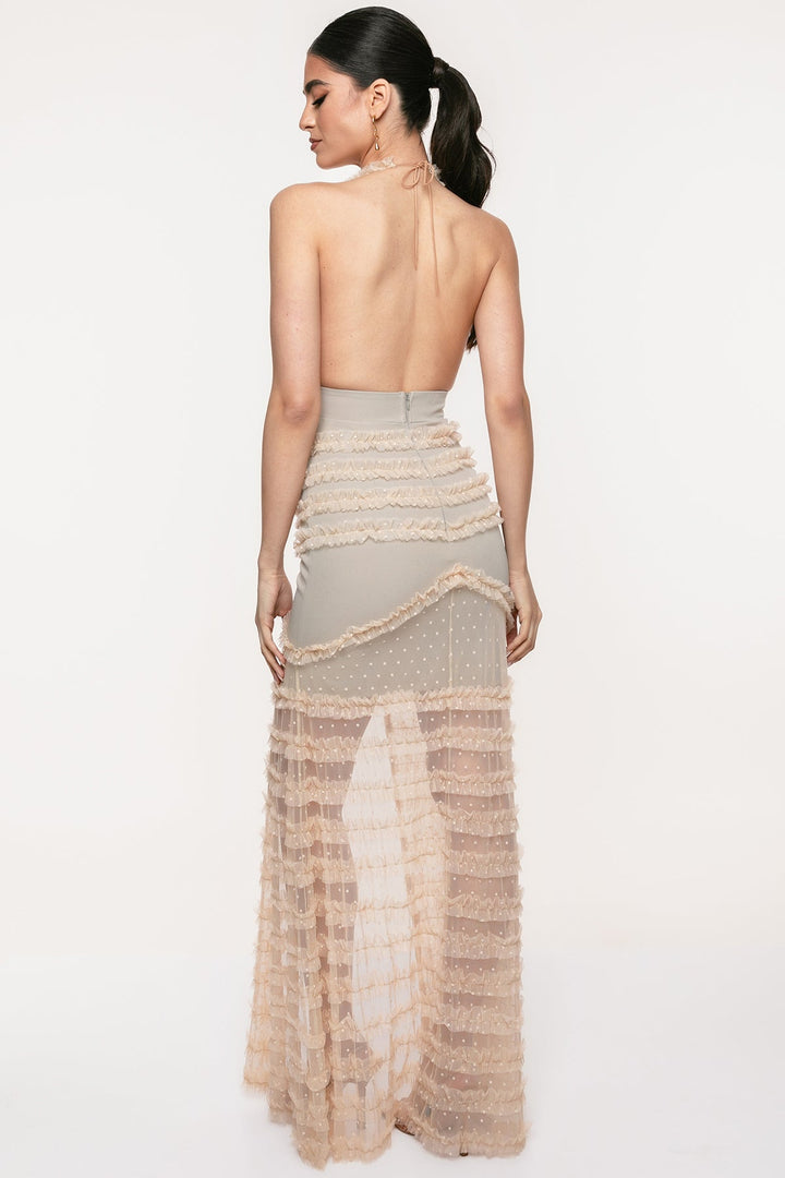 Φόρεμα μάξι με διαφάνεια A Collection Boutique - A Collection Boutique