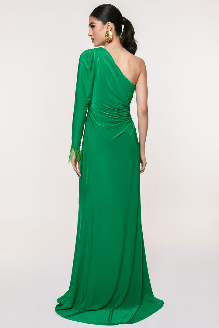 Φόρεμα μάξι με έναν ώμο και ανοίγματα A Collection Boutique - A Collection Boutique