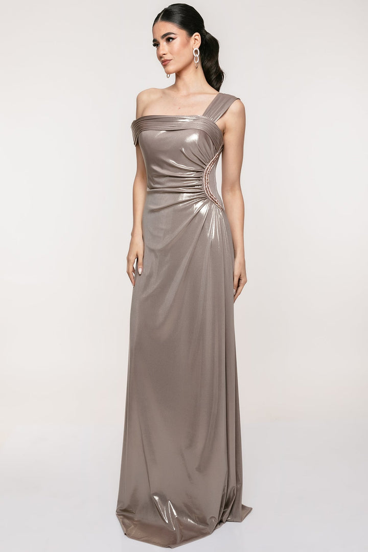 Φόρεμα μάξι με στρας στη μέση A Collection Boutique - A Collection Boutique