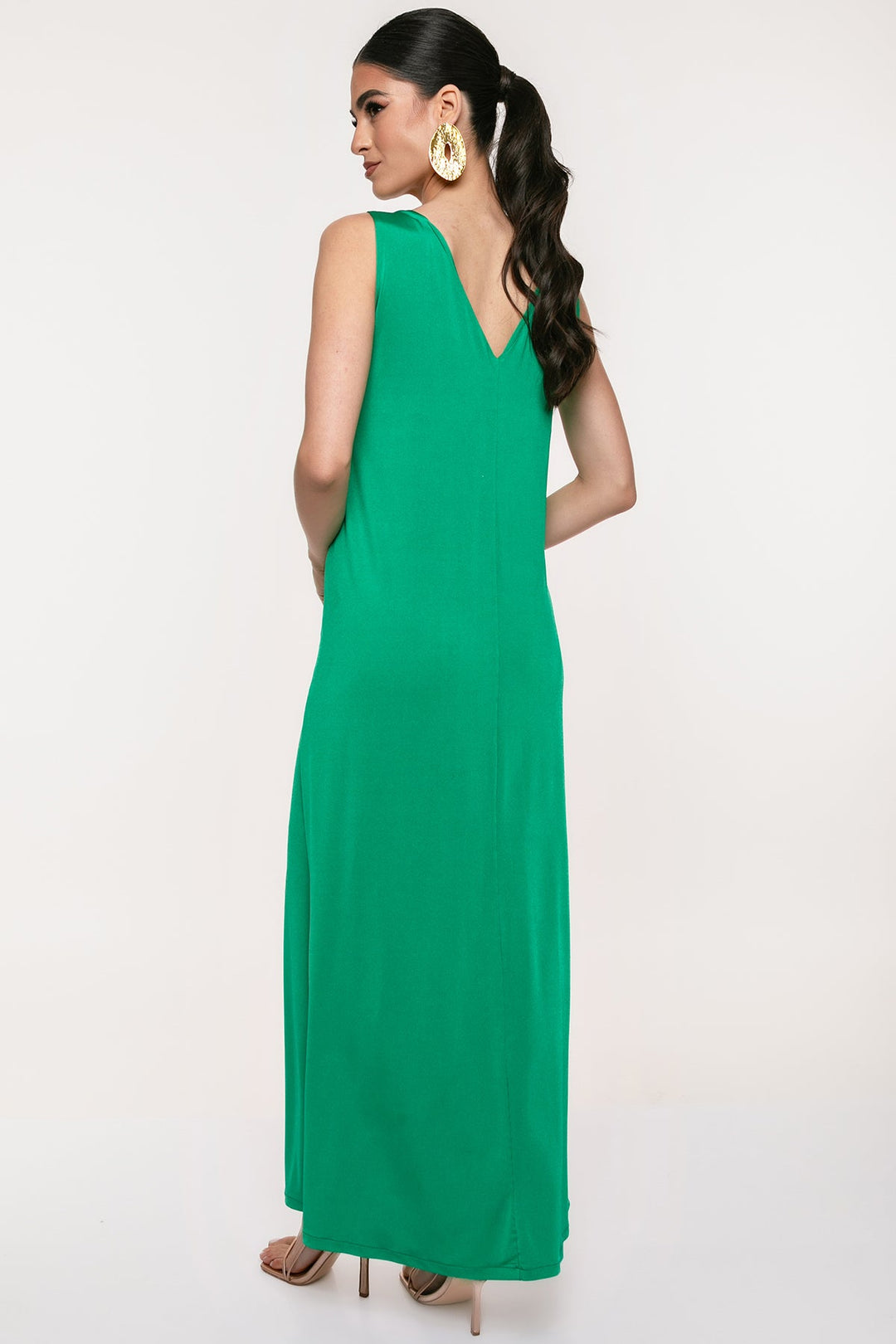 Φόρεμα μάξι με V λαιμόκοψη Coelia - A Collection Boutique