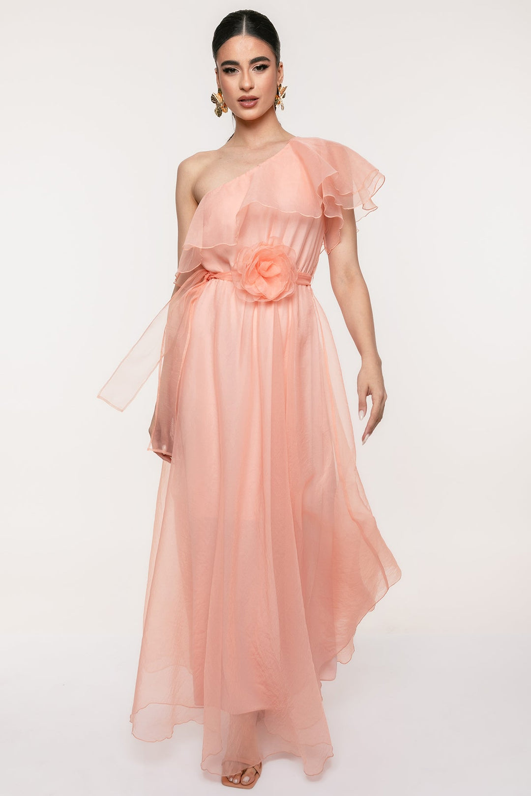 Φόρεμα μάξι οργάντζα Coelia - A Collection Boutique