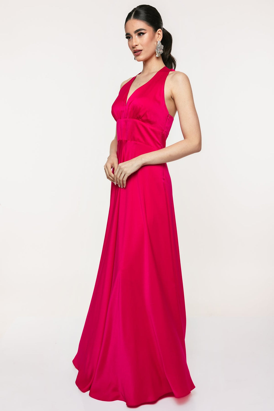 Φόρεμα μάξι σατέν Coelia - A Collection Boutique