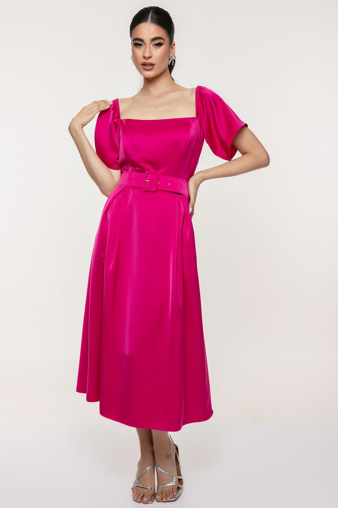 Φόρεμα μίντι με πιέτες Coelia - A Collection Boutique
