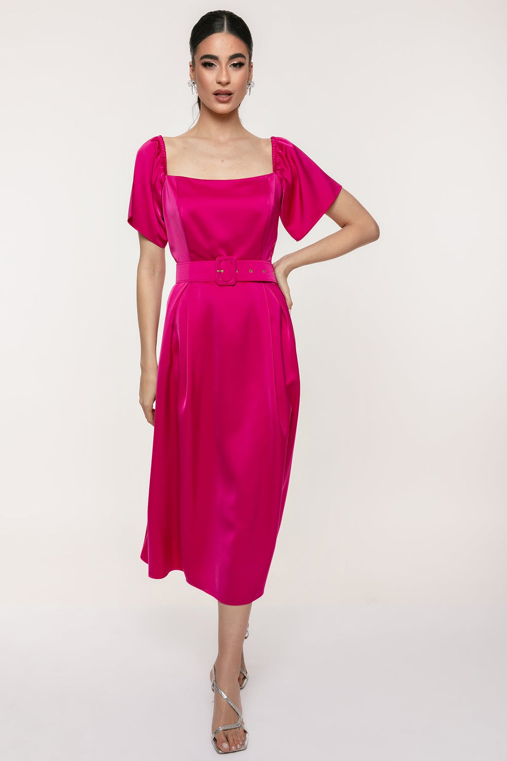 Φόρεμα μίντι με πιέτες Coelia - A Collection Boutique