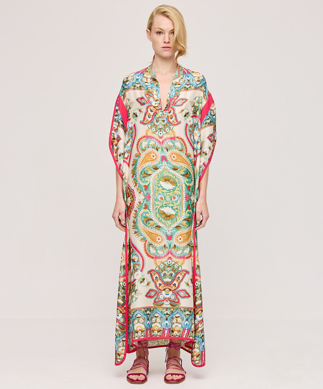 Φόρεμα χυτό εμπριμέ Access Fashion - A Collection Boutique