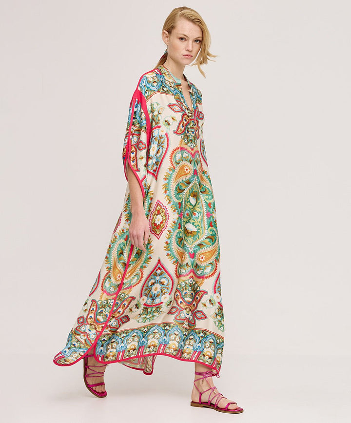 Φόρεμα χυτό εμπριμέ Access Fashion - A Collection Boutique