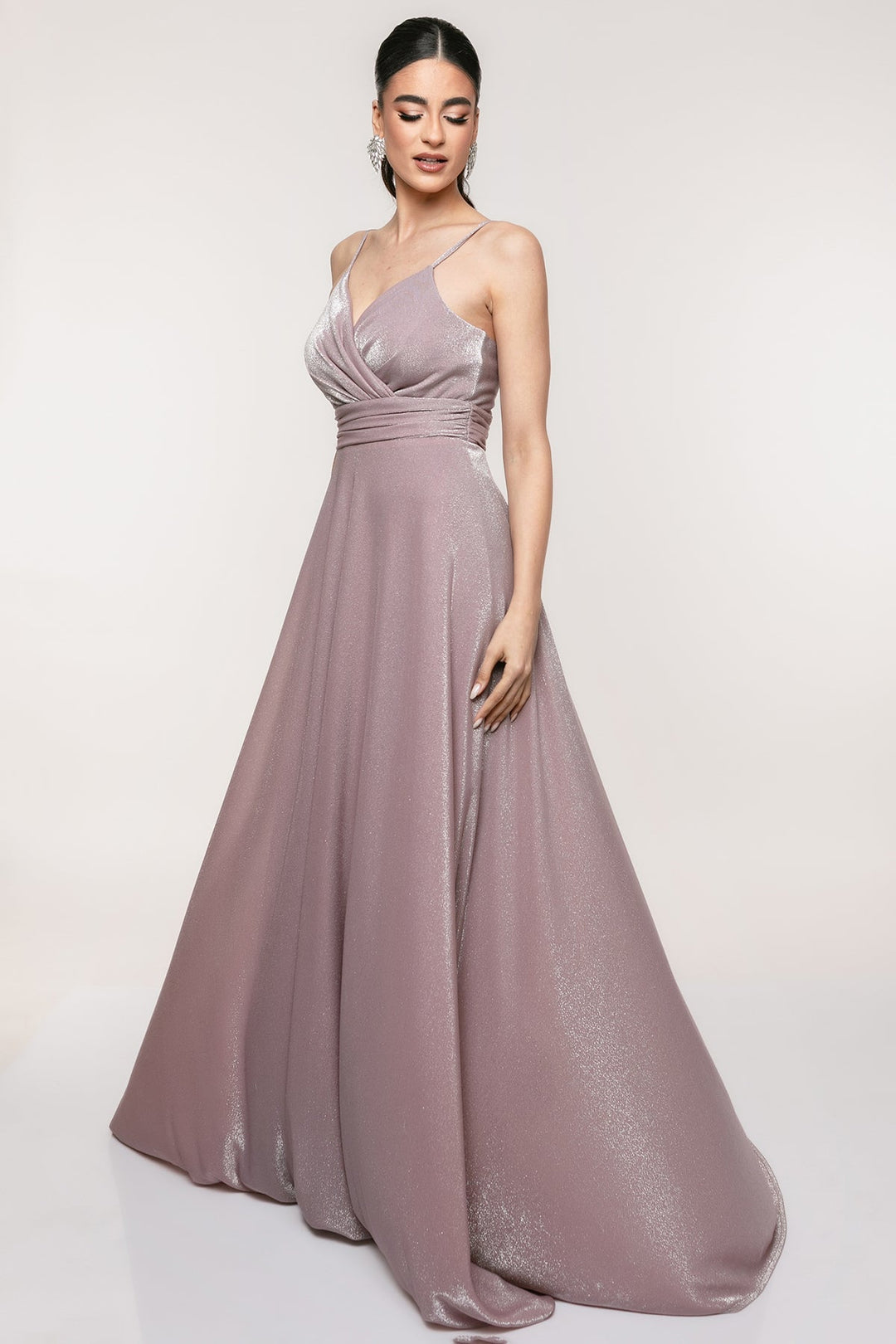 Μάξι φόρεμα glitter κρουαζέ A Collection Boutique - A Collection Boutique