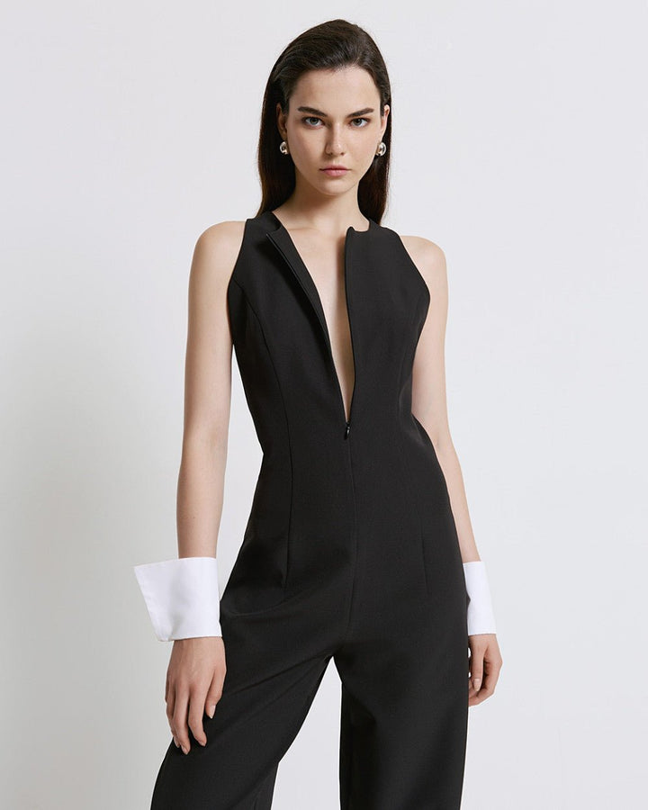 Ολόσωμη φόρμα με γιακά και μανσέτες Access Fashion