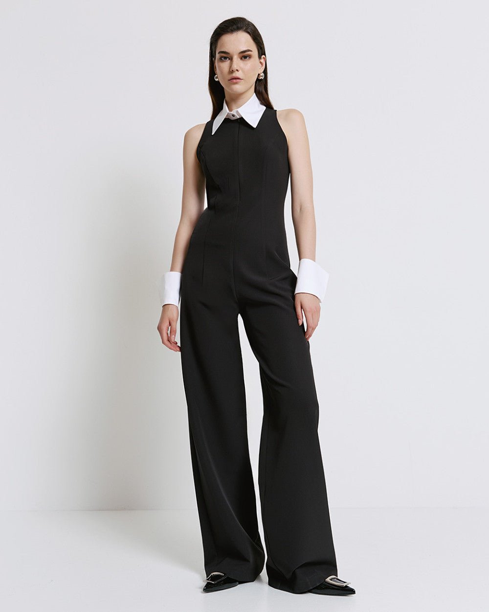 Ολόσωμη φόρμα με γιακά και μανσέτες Access Fashion