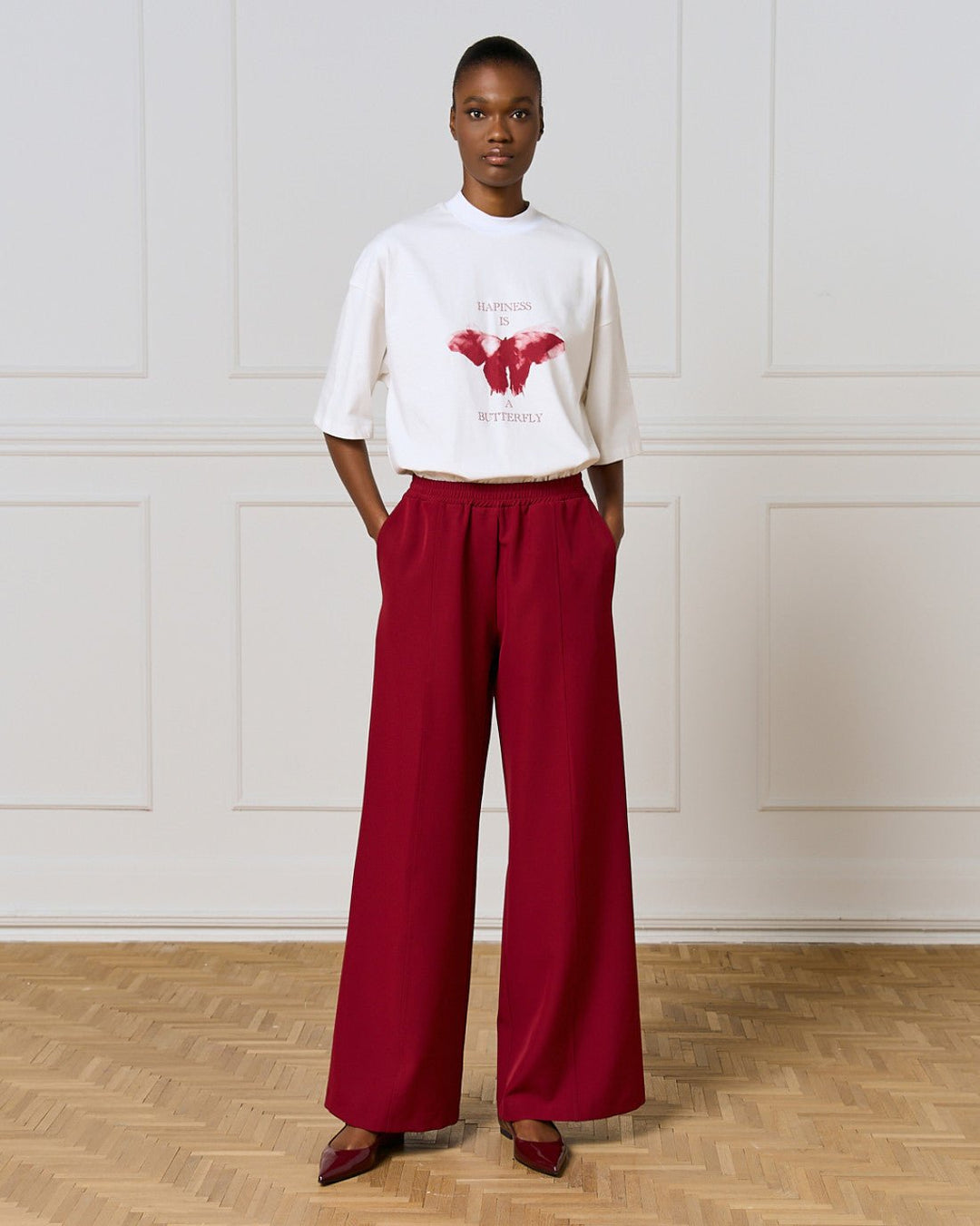 Παντελόνι με λάστιχο και τσέπες Access Fashion