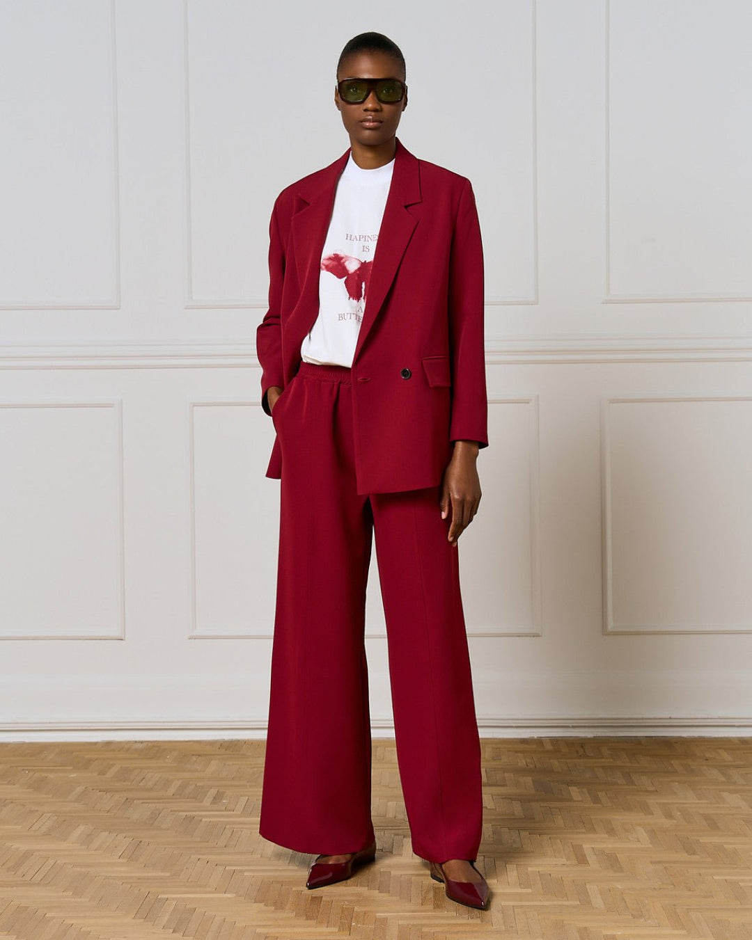 Παντελόνι με λάστιχο και τσέπες Access Fashion