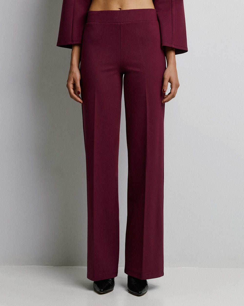 Παντελόνι ψηλόμεσο με ελαστική μέση Access Fashion