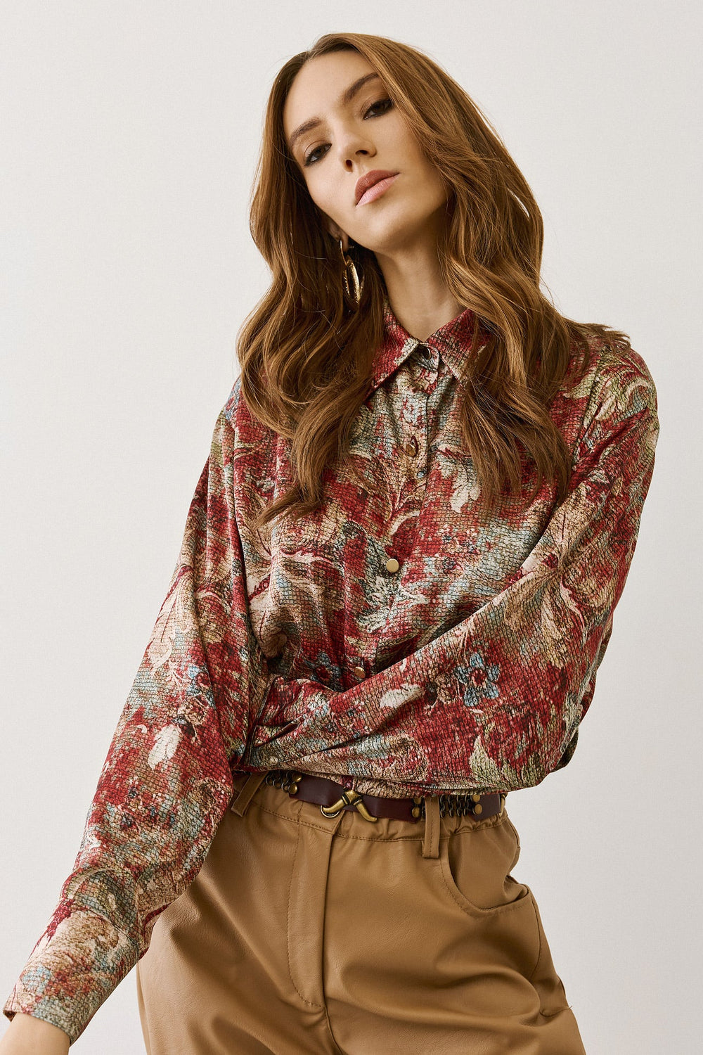 Πουκάμισο με σχέδιο Figaro Fashion