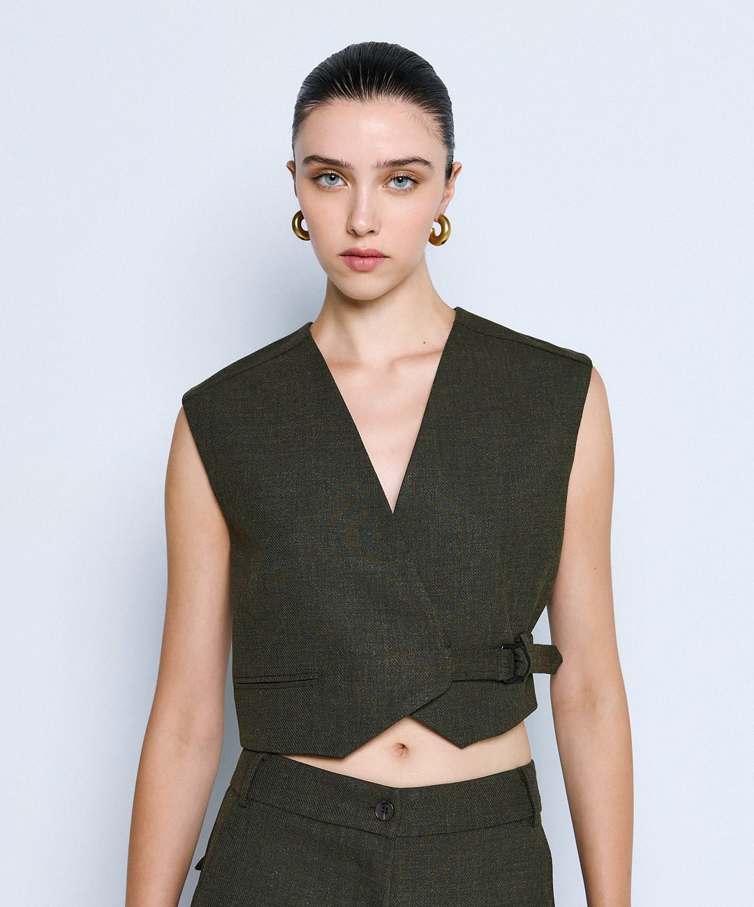 Τοπ - γιλέκο με τόκα Access Fashion