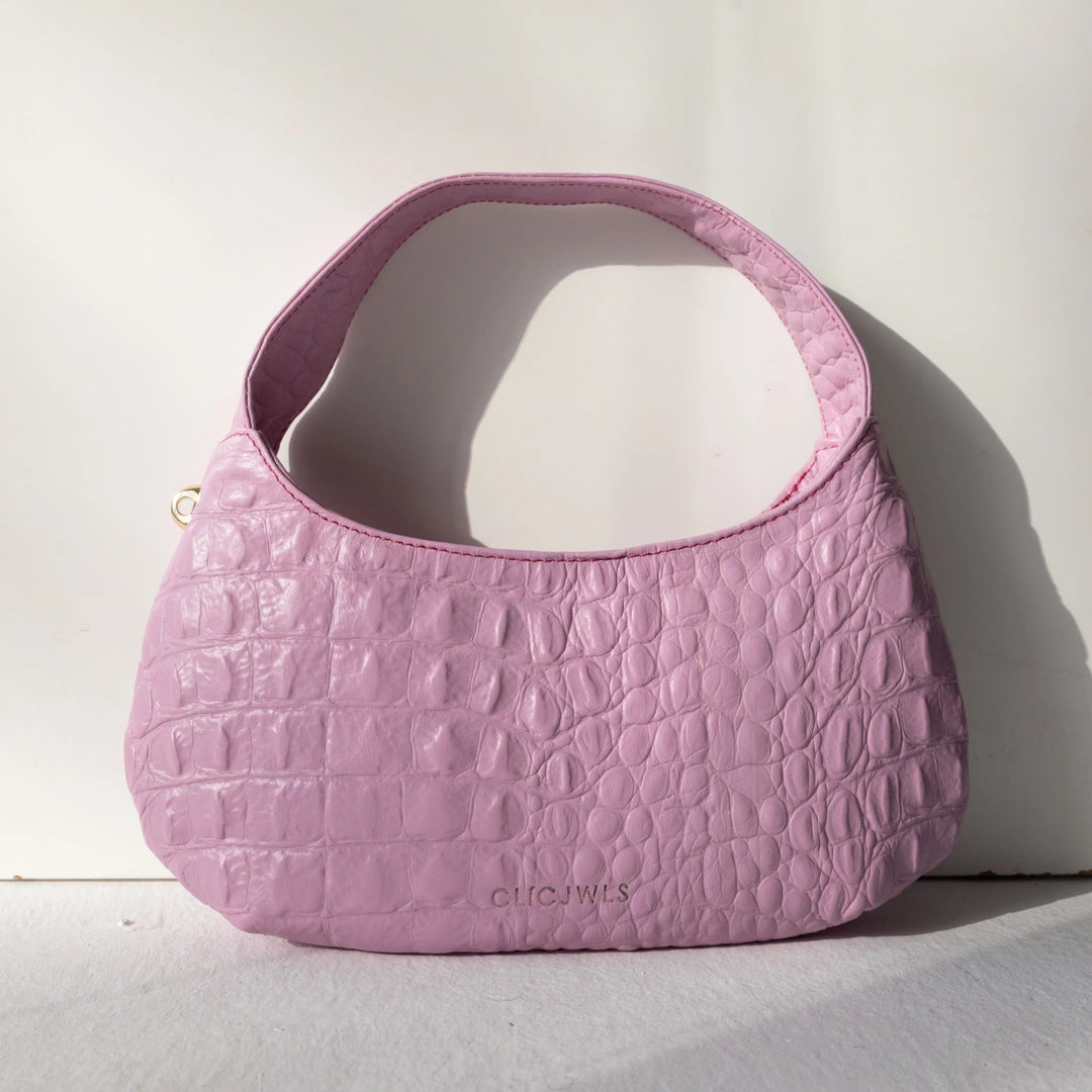 Τσάντα Candy Mini pink croco Clic Jewels - A Collection Boutique