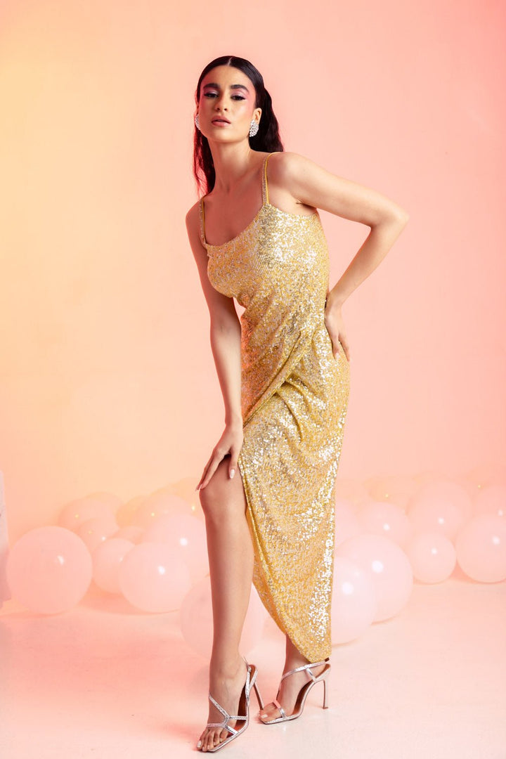 Φόρεμα παγιέτα σε σχήμα τουλίπας Coelia - A Collection Boutique