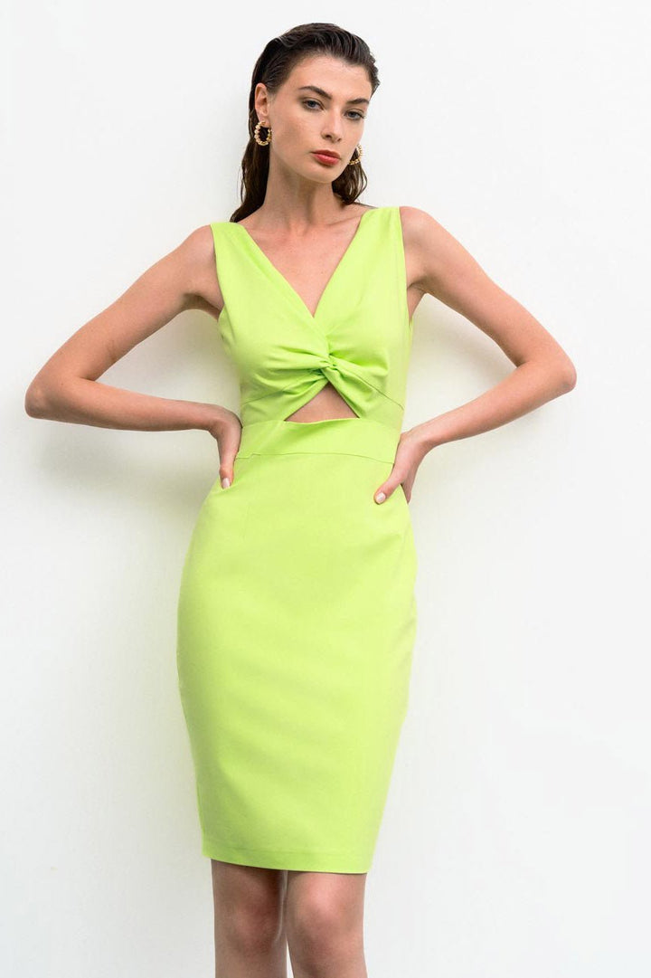 Φόρεμα pencil με κόμπο Access Fashion - A Collection Boutique