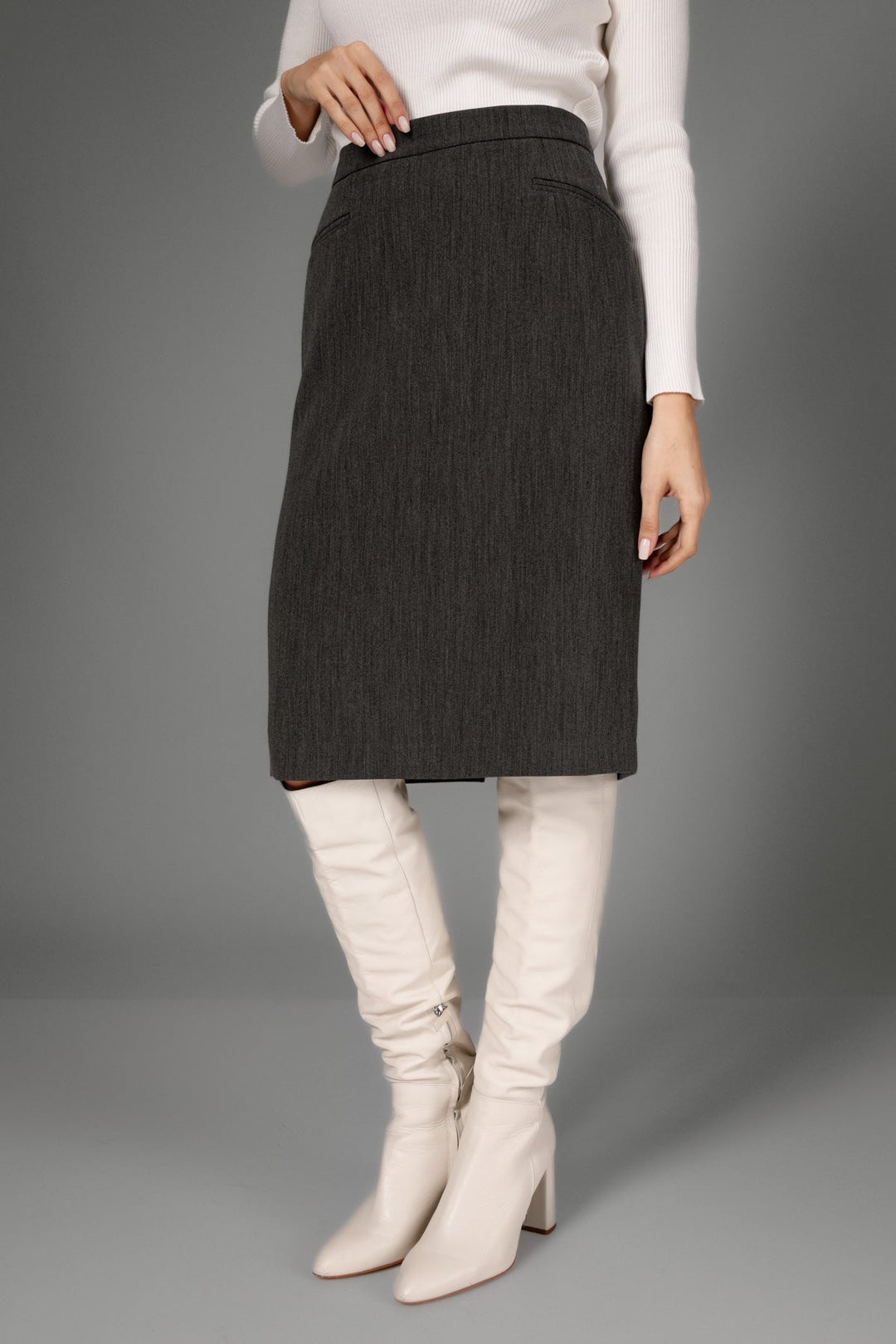Φούστα ίσια μίντι A Collection Boutique