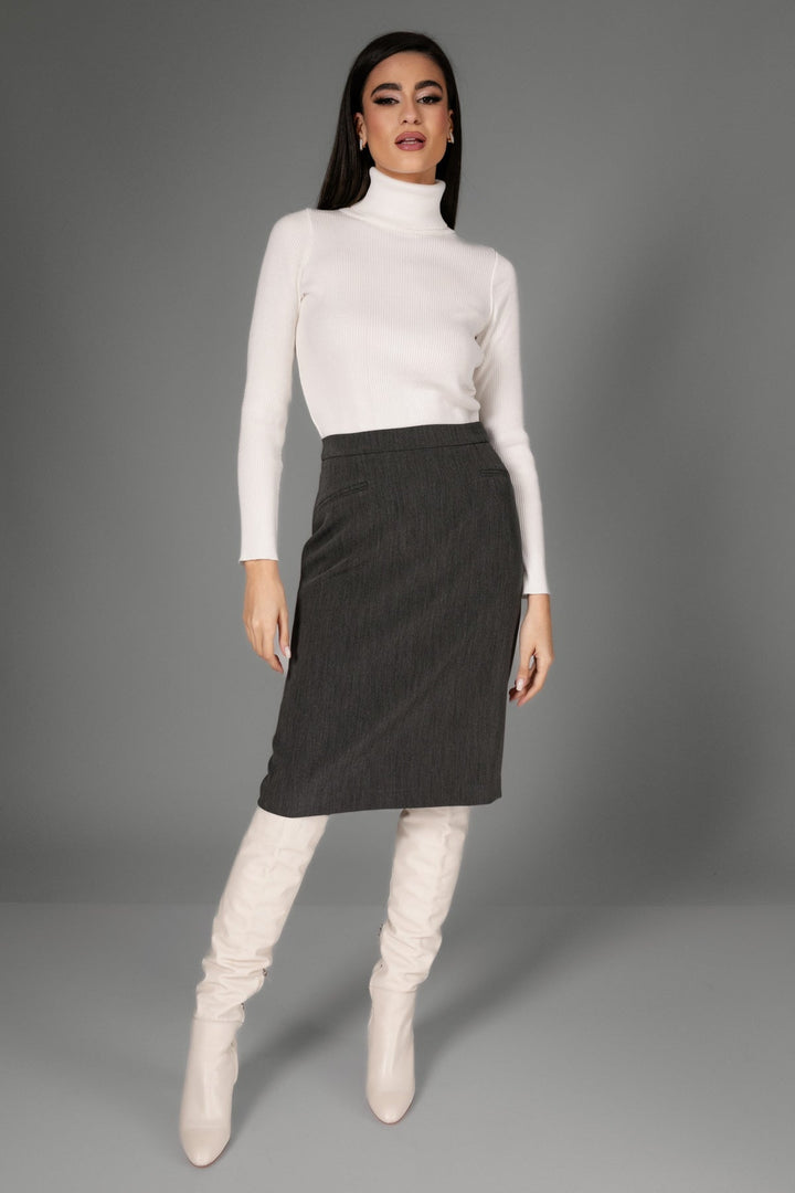 Φούστα ίσια μίντι A Collection Boutique