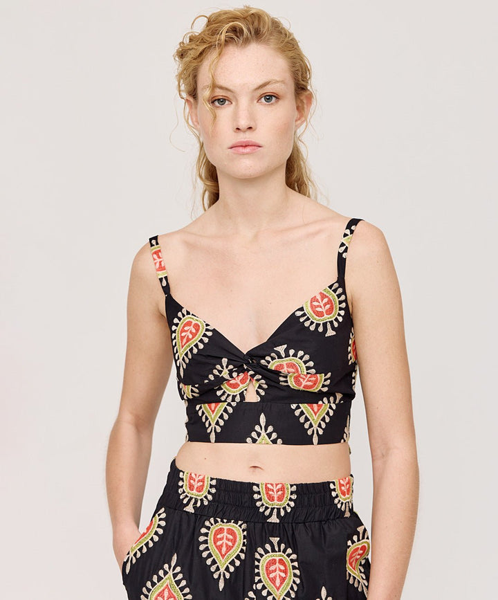 Μπλούζα κεντημένη έθνικ Access Fashion