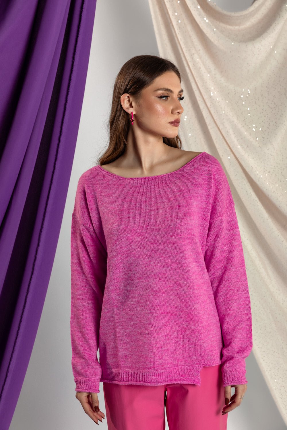 Μπλούζα πλεκτή Figaro Fashion - A Collection Boutique