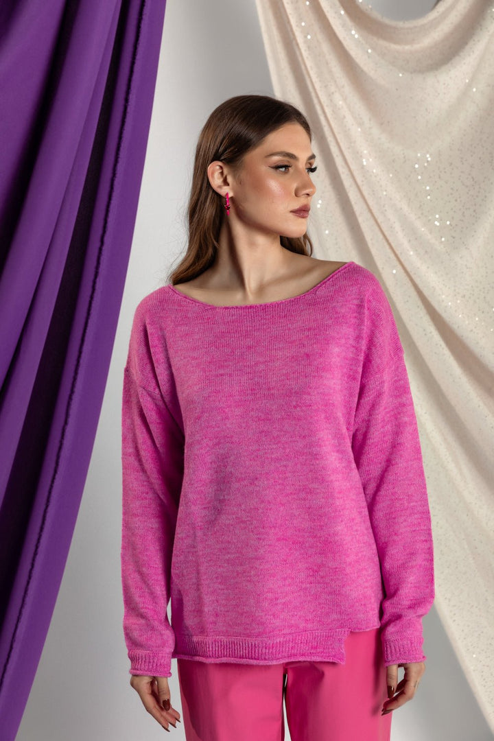 Μπλούζα πλεκτή Figaro Fashion - A Collection Boutique