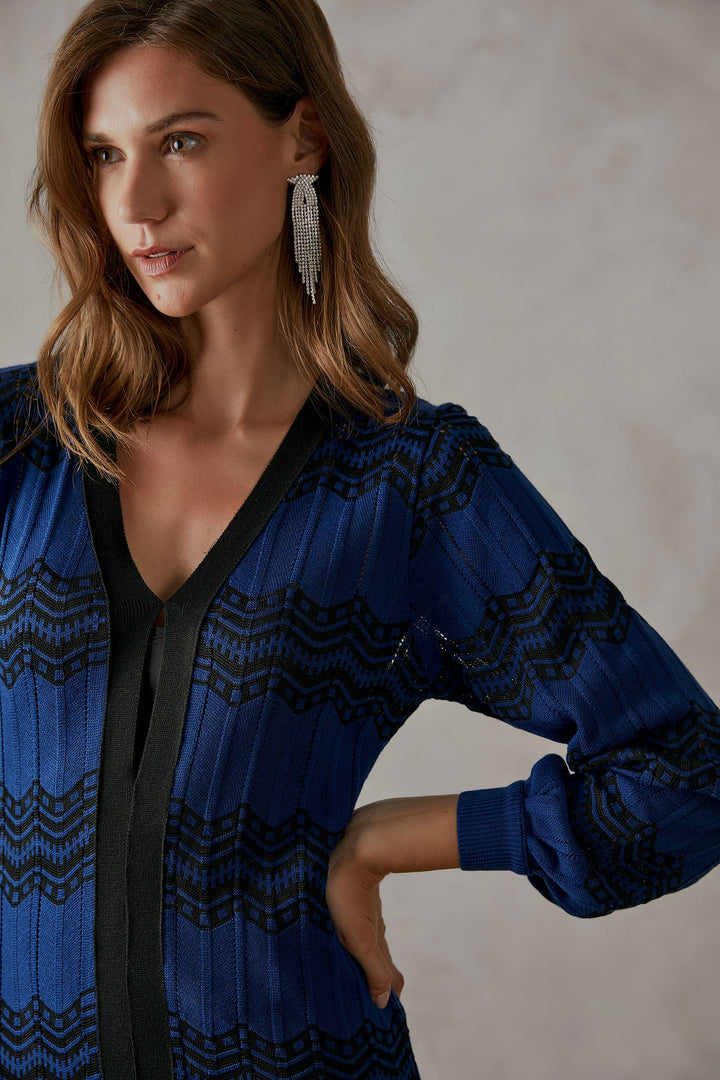 Πλεκτό φόρεμα μίντι Figaro Fashion - A Collection Boutique