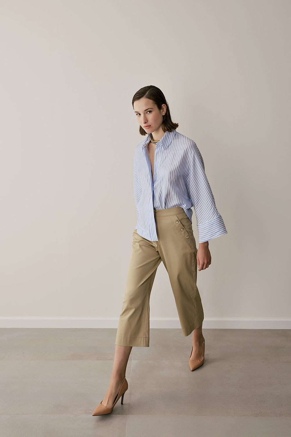 Πουκάμισο με ρίγες Figaro Fashion - A Collection Boutique