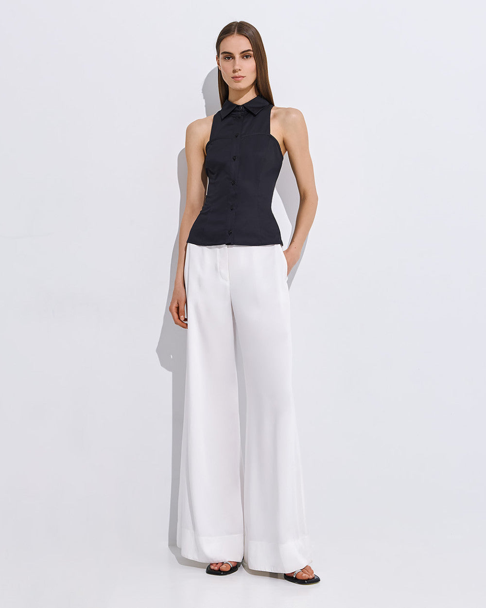 Πουκάμισο αμάνικο με κρόσσια Access Fashion