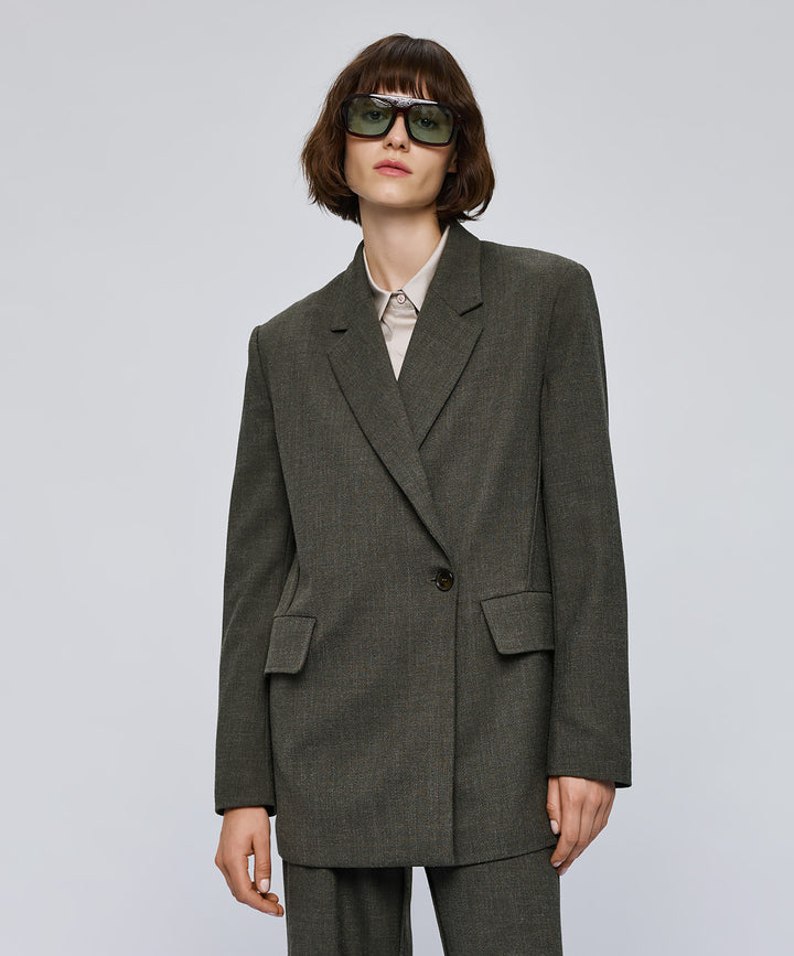 Σακάκι oversized με τσέπες Access Fashion
