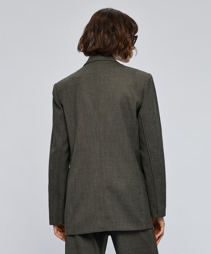 Σακάκι oversized με τσέπες Access Fashion
