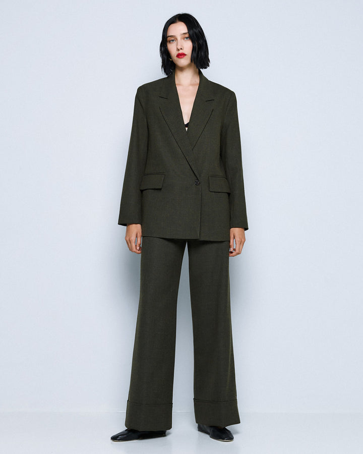 Σακάκι oversized με τσέπες Access Fashion