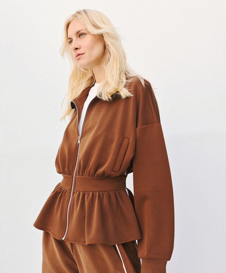 Τζάκετ με peplum και ρέλια Access Fashion