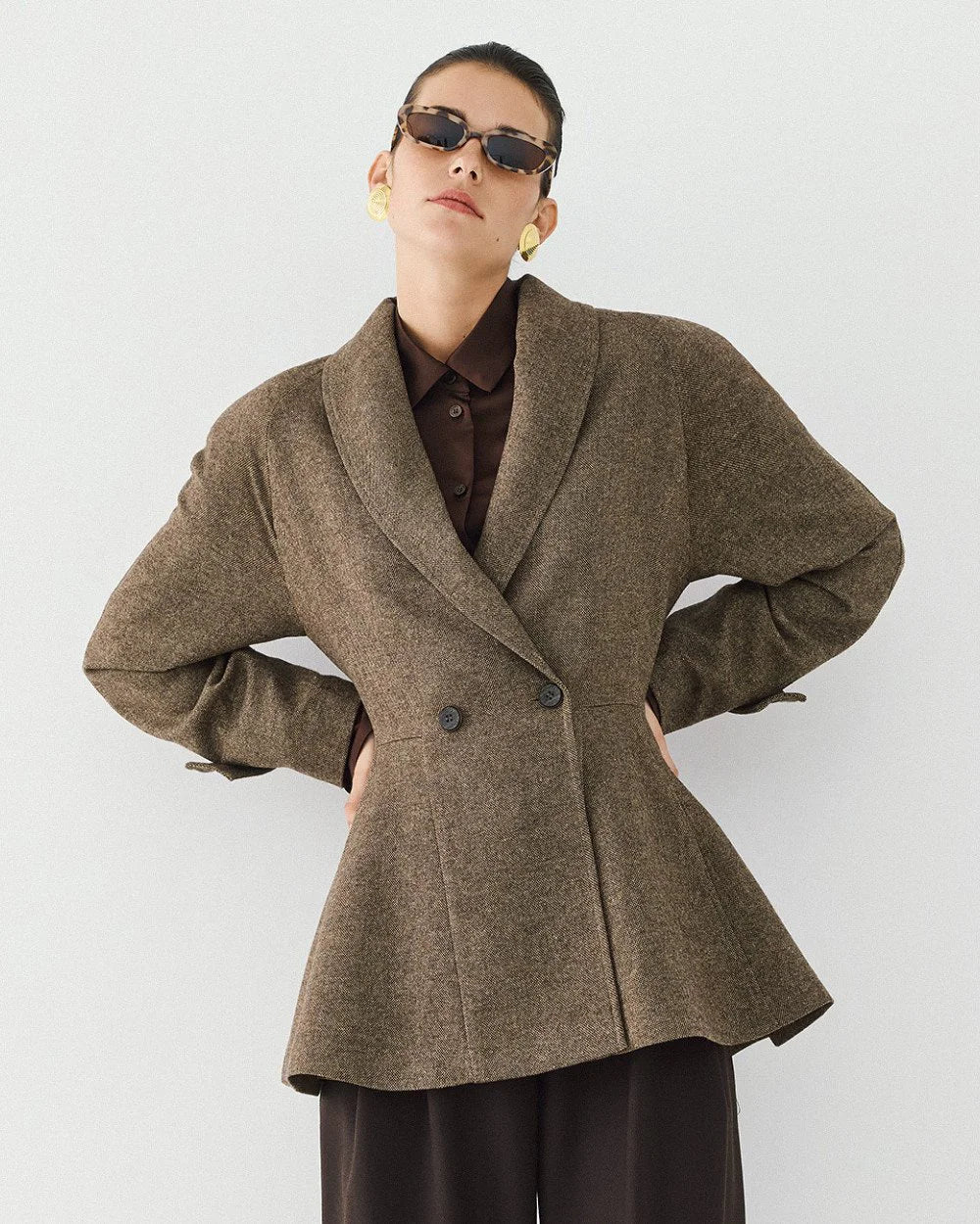 Σακάκι μεσάτο σταυρωτό Access Fashion