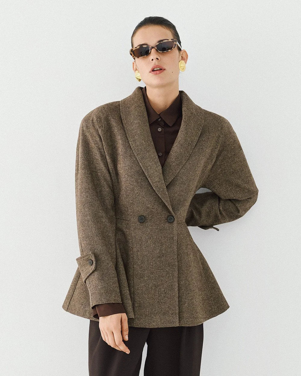 Σακάκι μεσάτο σταυρωτό Access Fashion