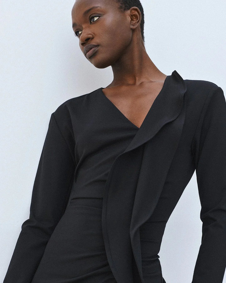 Φόρεμα μίνι με σούρες και βολάν Access Fashion