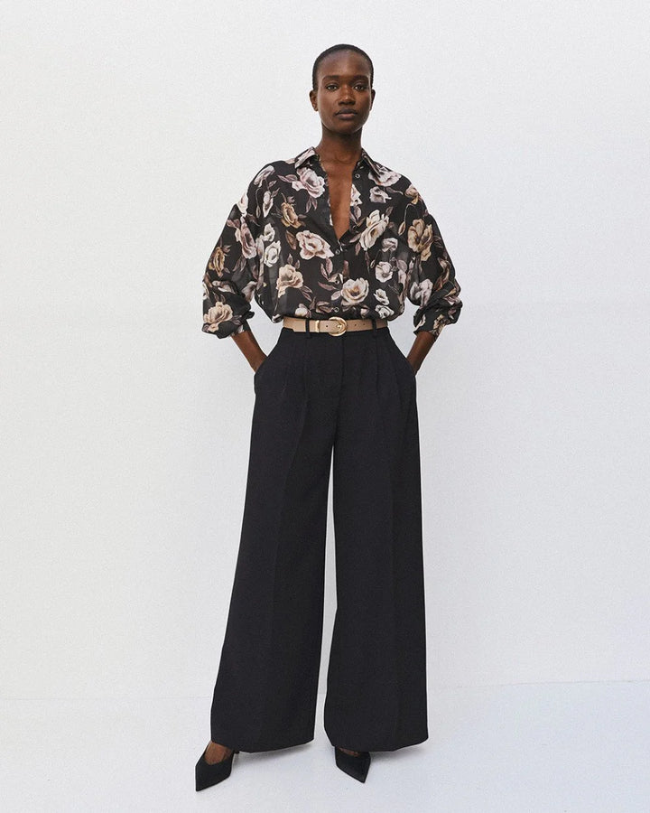 Παντελόνα με πιέτες Access Fashion