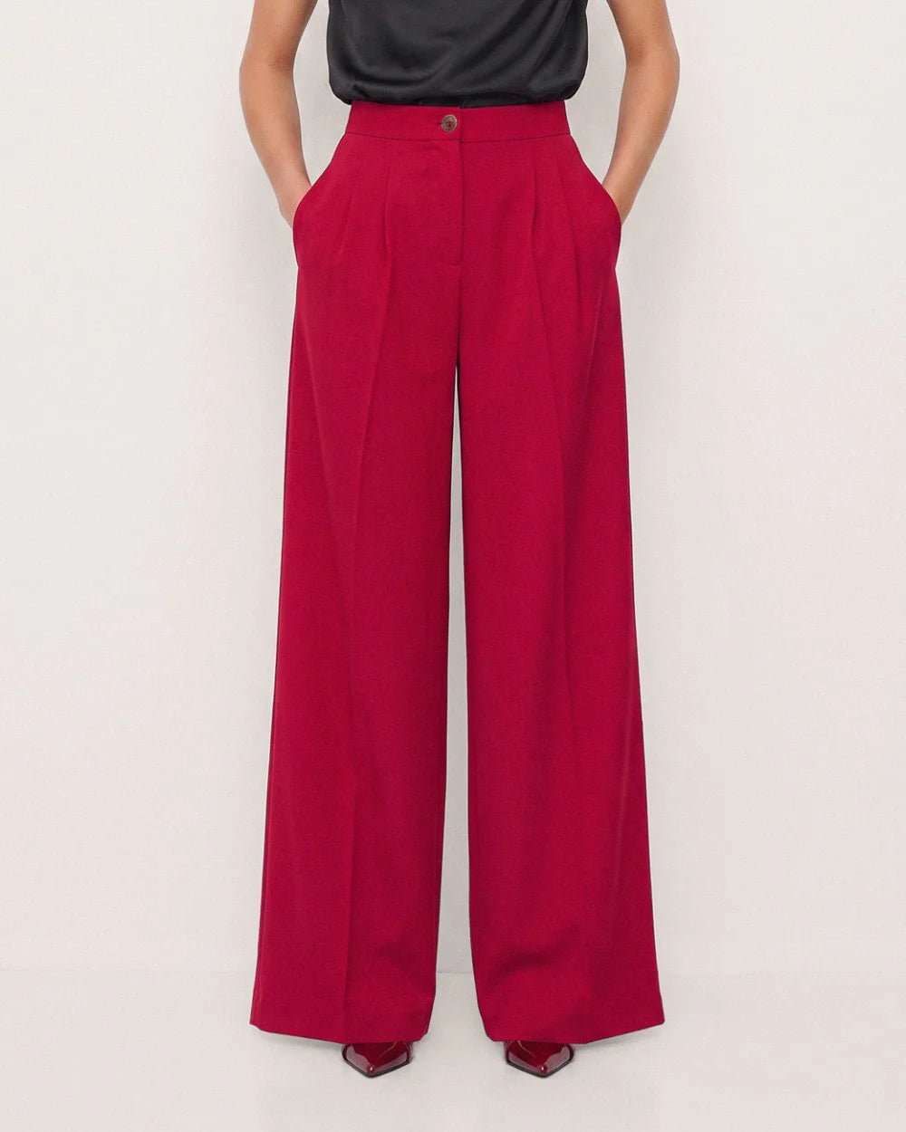 Παντελόνα με πιέτες Access Fashion
