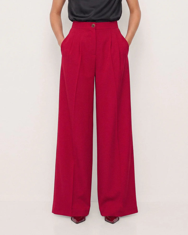 Παντελόνα με πιέτες Access Fashion