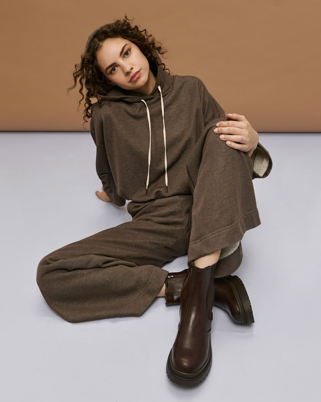 Παντελόνα φαρδιά με ελαστική μέση Access Fashion