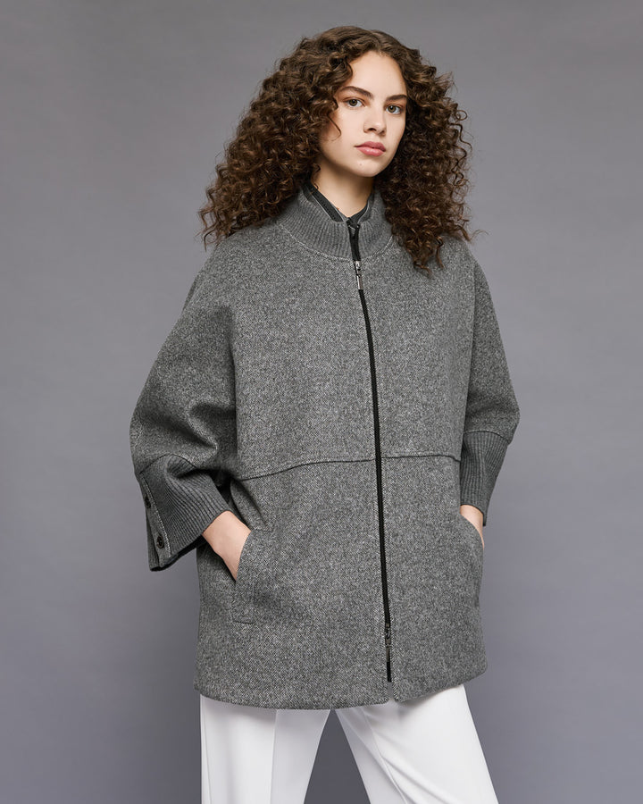 Παλτό με 3/4 μανίκια και ριπ λεπτομέρειες Access Fashion