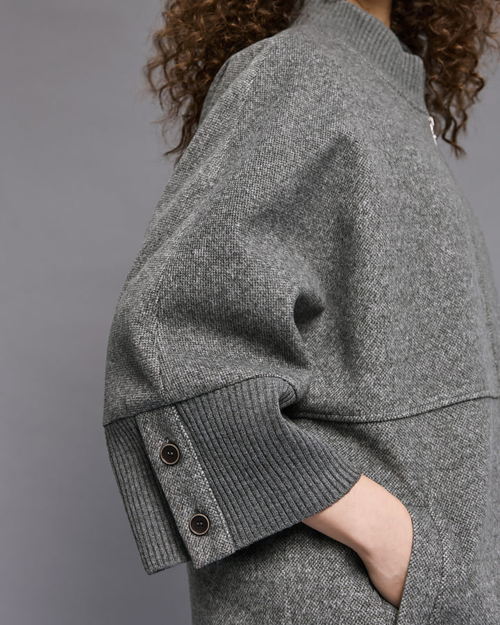 Παλτό με 3/4 μανίκια και ριπ λεπτομέρειες Access Fashion