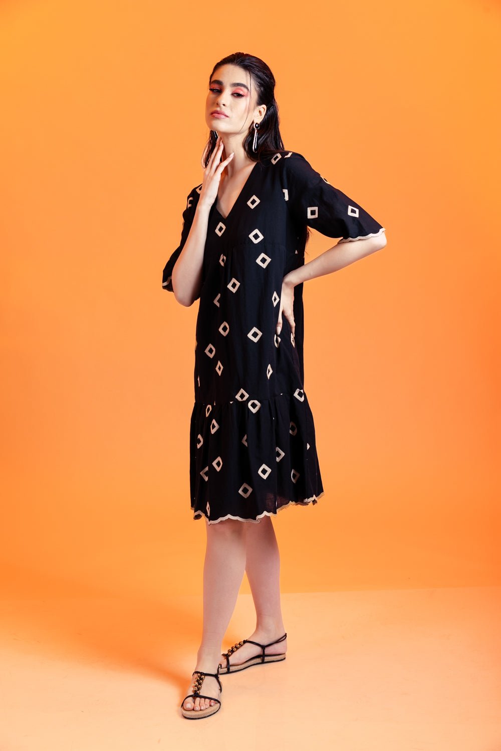 Φόρεμα κοντό με κέντημα Coelia - A Collection Boutique