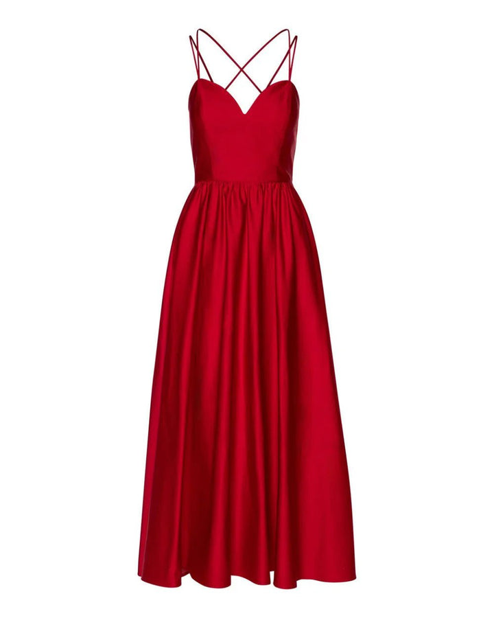 Φόρεμα μίντι κλος με σούρες Access Fashion