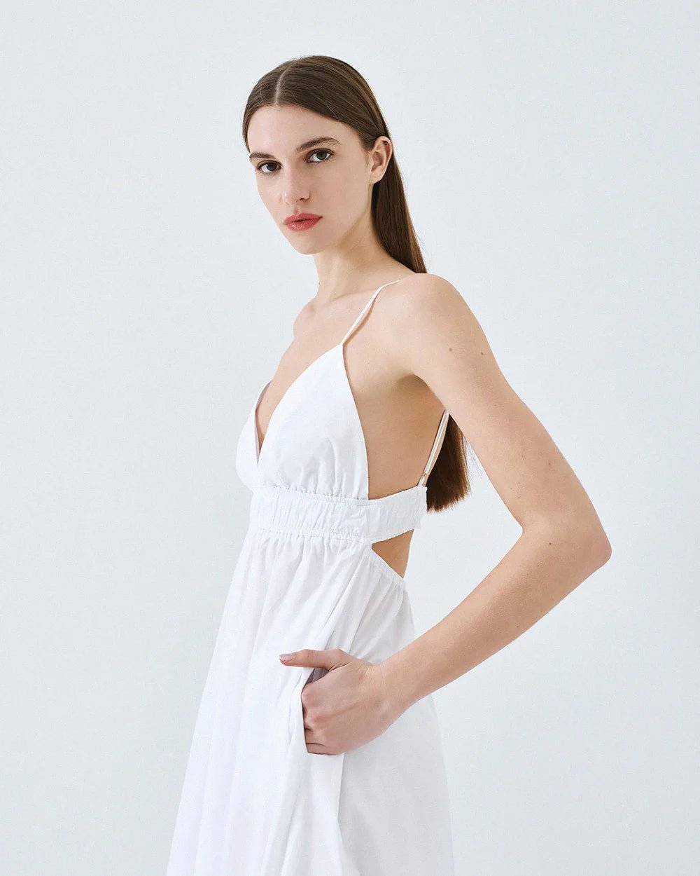 Φόρεμα μίντι με τιράντες Access Fashion