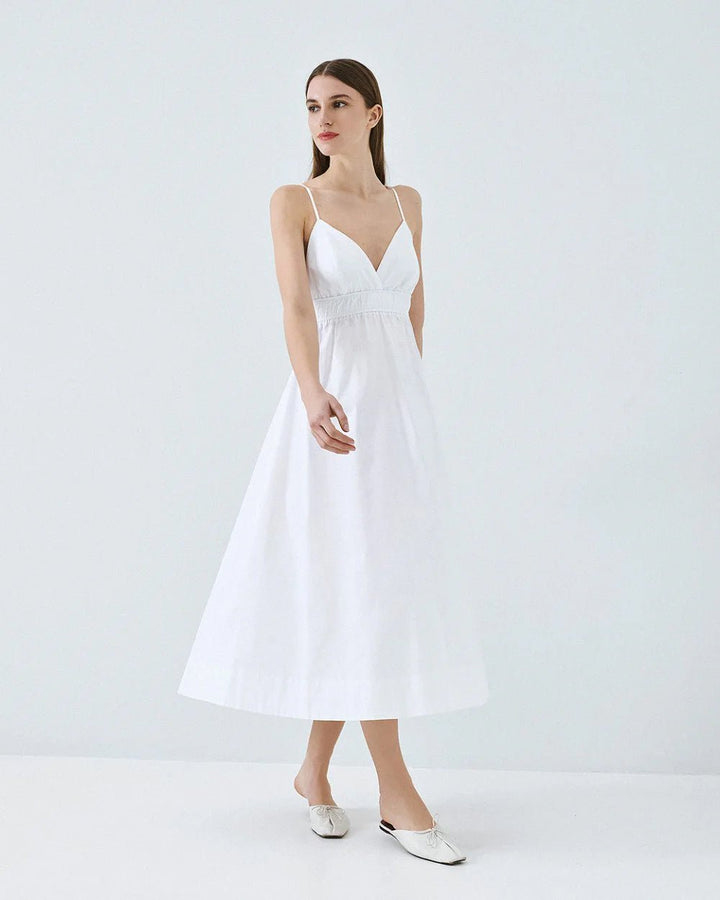 Φόρεμα μίντι με τιράντες Access Fashion