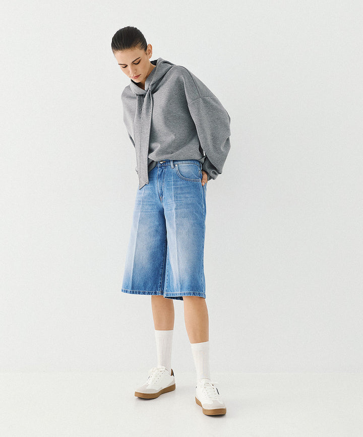 Φούτερ με κουκούλα και τρουκς Access Fashion