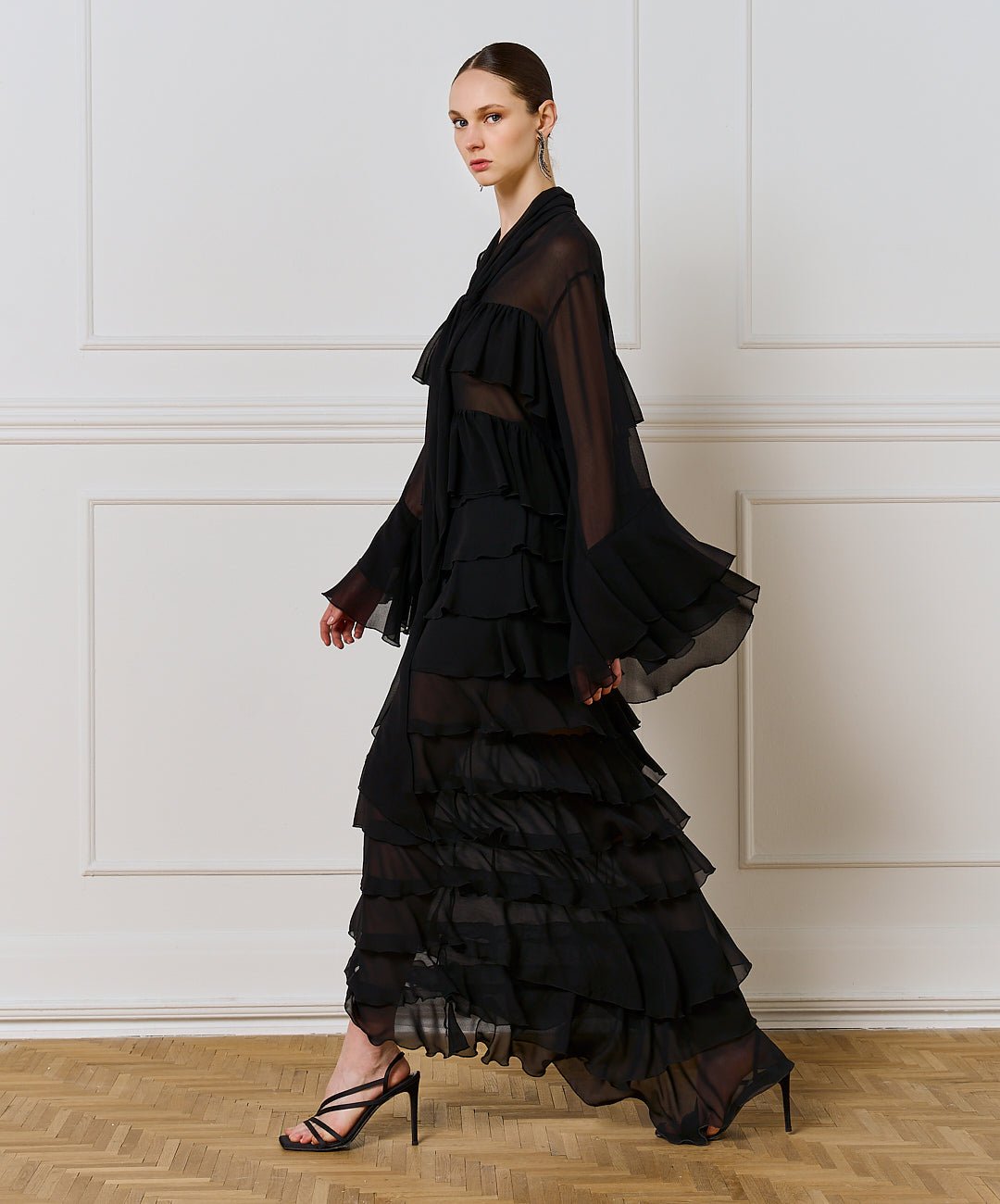 Φούστα μάξι με βολάν Access Fashion