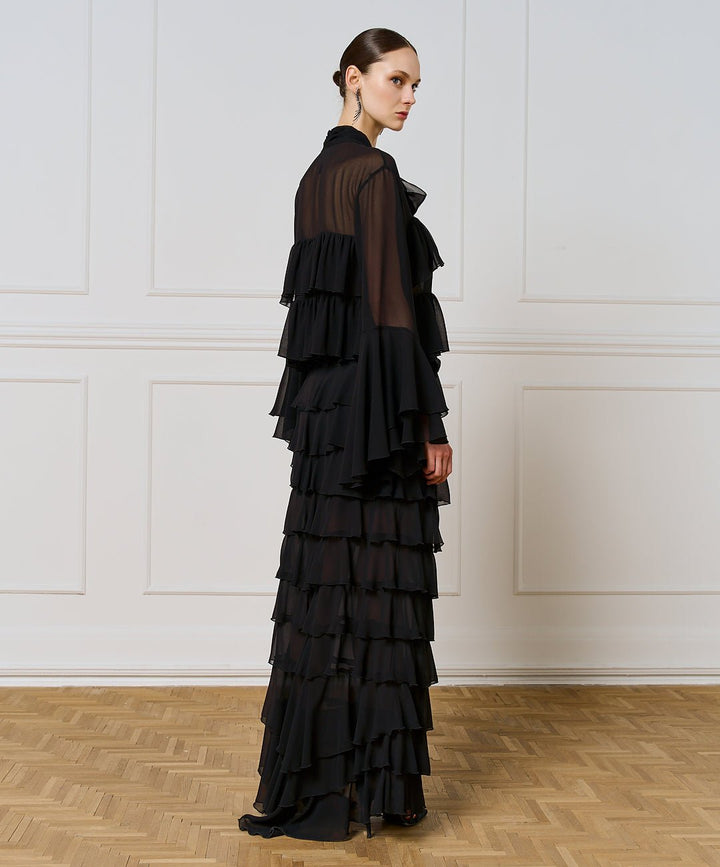 Φούστα μάξι με βολάν Access Fashion